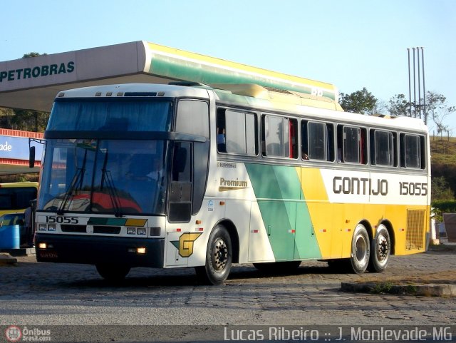 Empresa Gontijo de Transportes 15055 na cidade de João Monlevade, Minas Gerais, Brasil, por Lucas  Ribeiro. Número da foto: #539936.