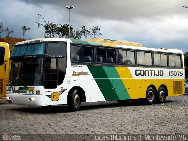 Empresa Gontijo de Transportes 15075 na cidade de João Monlevade, Minas Gerais, Brasil, por Lucas  Ribeiro. Número da foto: #539942.