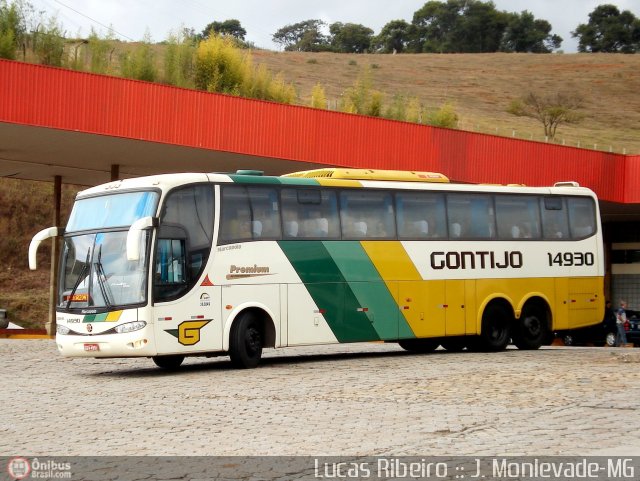 Empresa Gontijo de Transportes 14930 na cidade de João Monlevade, Minas Gerais, Brasil, por Lucas  Ribeiro. Número da foto: #539872.