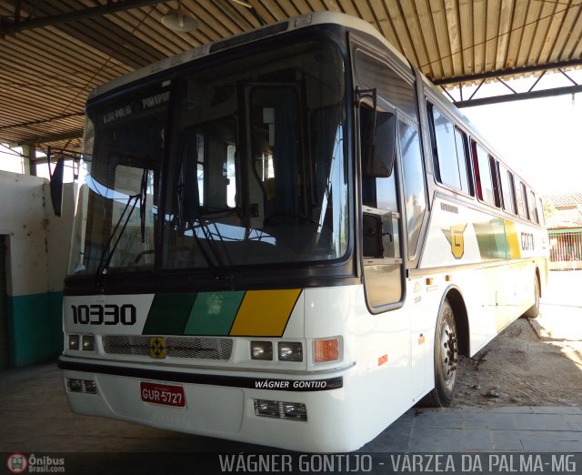 Empresa Gontijo de Transportes 10330 na cidade de Várzea da Palma, Minas Gerais, Brasil, por Wagner Gontijo Várzea da Palma-mg. ID da foto: 540749.