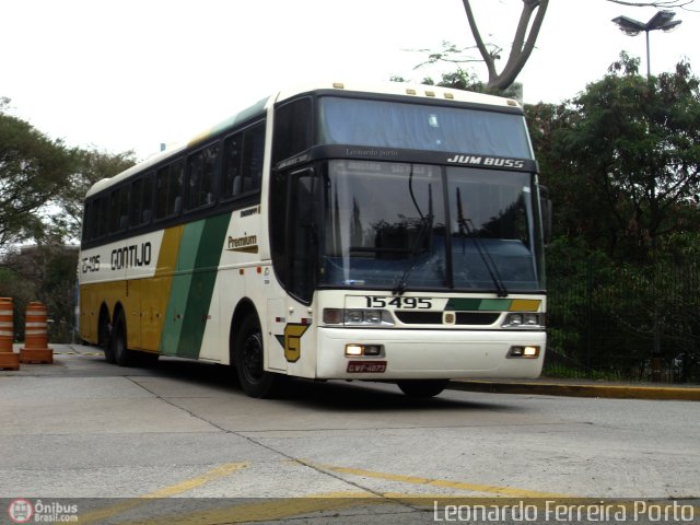 Empresa Gontijo de Transportes 15495 na cidade de São Paulo, São Paulo, Brasil, por Leonardo Ferreira Porto. Número da foto: #541918.