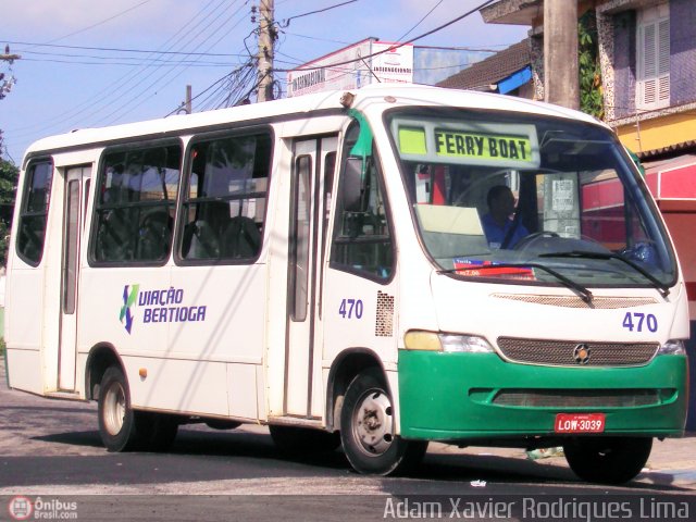Viação Bertioga 470 na cidade de Guarujá, São Paulo, Brasil, por Adam Xavier Rodrigues Lima. Número da foto: #543947.
