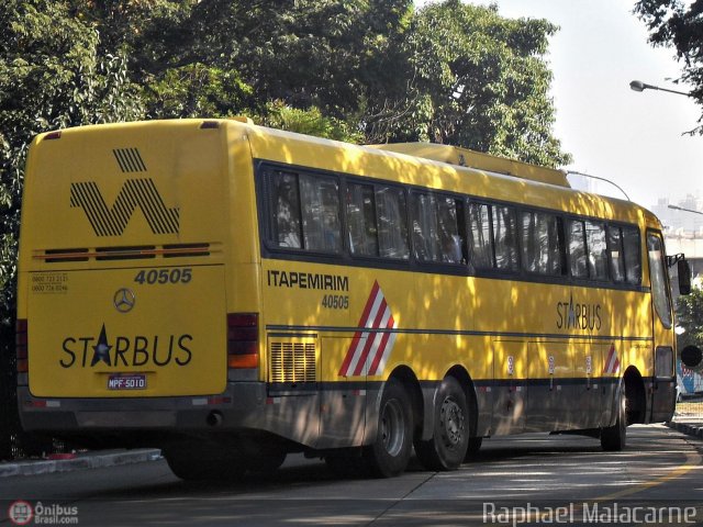 Viação Itapemirim 40505 na cidade de São Paulo, São Paulo, Brasil, por Raphael Malacarne. ID da foto: 544367.