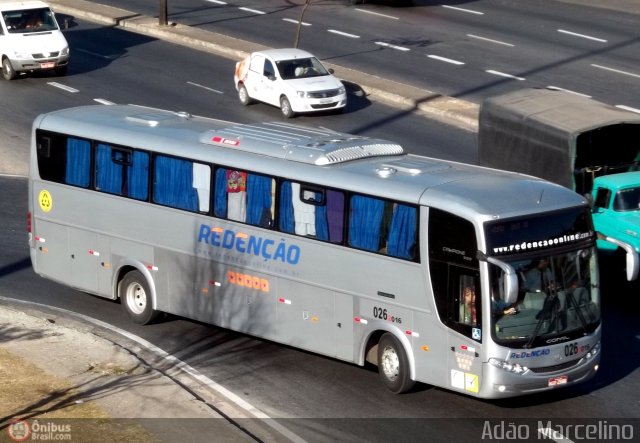 Redenção Transporte e Turismo 016 na cidade de Belo Horizonte, Minas Gerais, Brasil, por Adão Raimundo Marcelino. ID da foto: 544520.