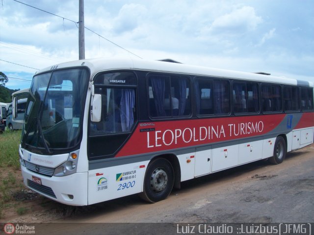 Leopoldina Turismo 2900 na cidade de Juiz de Fora, Minas Gerais, Brasil, por Luiz Krolman. ID da foto: 544716.