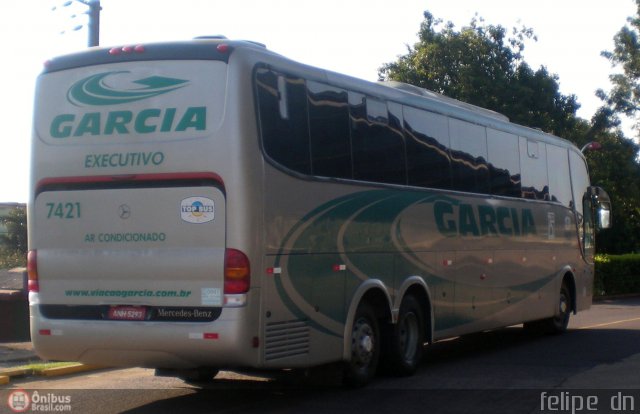 Viação Garcia 7421 na cidade de Cascavel, Paraná, Brasil, por Felipe  Dn. Número da foto: #545790.