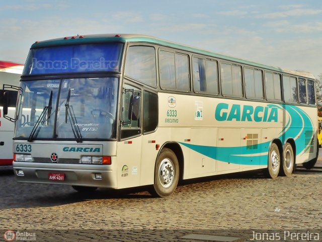 Viação Garcia 6333 na cidade de Londrina, Paraná, Brasil, por Jonas Pereira. ID da foto: 546429.