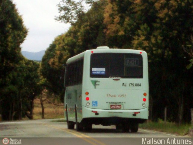 Viação Falcão RJ 179.004 na cidade de Quatis, Rio de Janeiro, Brasil, por Maílsøn Antunes. ID da foto: 547376.