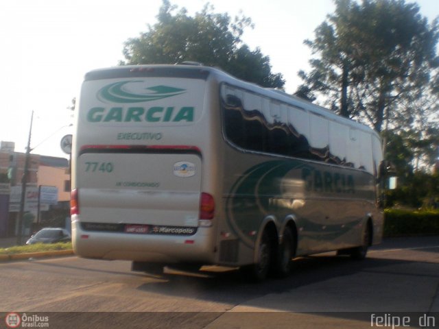 Viação Garcia 7740 na cidade de Cascavel, Paraná, Brasil, por Felipe  Dn. Número da foto: #546991.