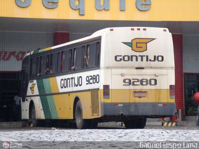 Empresa Gontijo de Transportes 9280 na cidade de Jequié, Bahia, Brasil, por Gabriel Bispo. ID da foto: 549915.