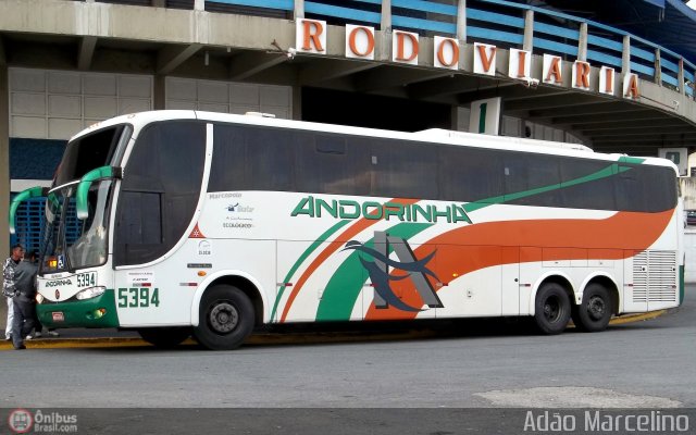 Empresa de Transportes Andorinha 5394 na cidade de Aparecida, São Paulo, Brasil, por Adão Raimundo Marcelino. ID da foto: 550653.