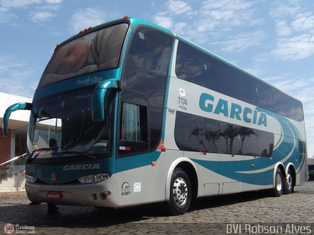 Viação Garcia 7174 na cidade de Londrina, Paraná, Brasil, por Robson Alves. Número da foto: #552024.