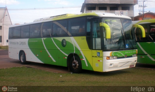 Expresso Princesa dos Campos 5061 na cidade de Cascavel, Paraná, Brasil, por Felipe  Dn. ID da foto: 550956.