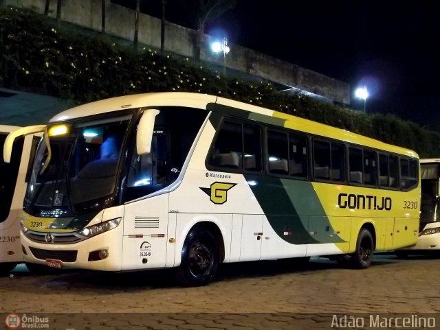 Empresa Gontijo de Transportes 3230 na cidade de Belo Horizonte, Minas Gerais, Brasil, por Adão Raimundo Marcelino. ID da foto: 518682.