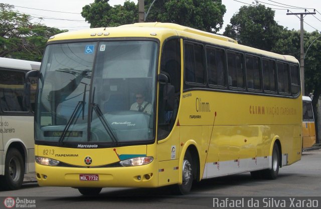 Viação Itapemirim 8213 na cidade de Rio de Janeiro, Rio de Janeiro, Brasil, por Rafael da Silva Xarão. Número da foto: #518085.