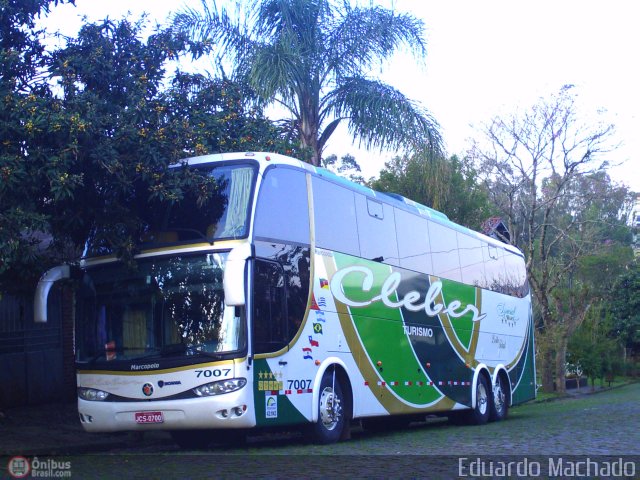 Cleber Turismo 7007 na cidade de Encantado, Rio Grande do Sul, Brasil, por Eduardo Machado. ID da foto: 552189.