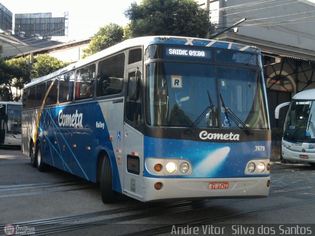 Viação Cometa 7679 na cidade de Rio de Janeiro, Rio de Janeiro, Brasil, por André Vitor  Silva dos Santos. ID da foto: 553366.