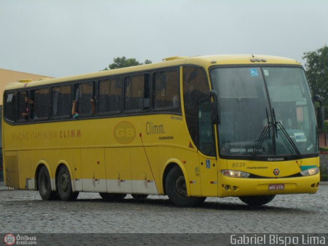 Viação Itapemirim 8039 na cidade de Jequié, Bahia, Brasil, por Gabriel Bispo. Número da foto: #554146.
