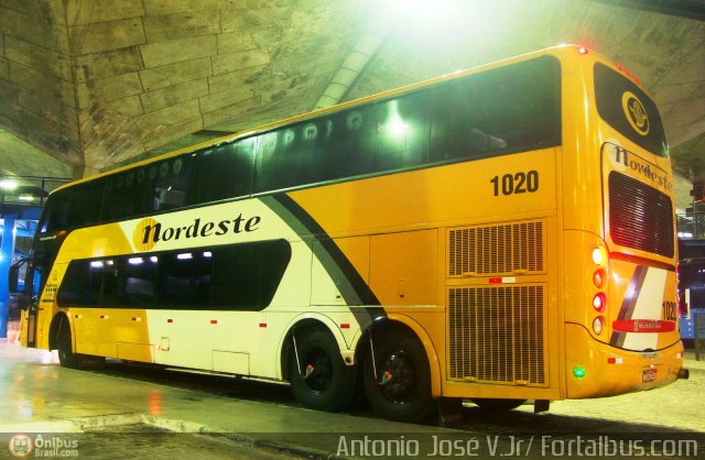 Viação Nordeste 1020 na cidade de Fortaleza, Ceará, Brasil, por Antonio José. Número da foto: #553909.