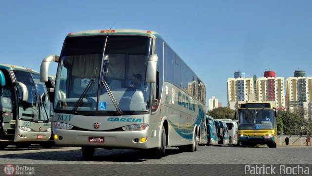 Viação Garcia 7471 na cidade de Londrina, Paraná, Brasil, por Patrick Rocha. Número da foto: #553382.