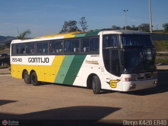 Empresa Gontijo de Transportes 15540 na cidade de Perdões, Minas Gerais, Brasil, por Diego K420 . ID da foto: 519491.