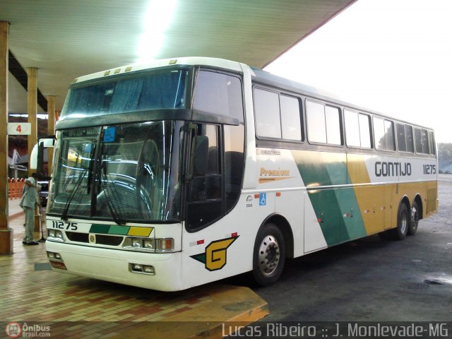 Empresa Gontijo de Transportes 11275 na cidade de João Monlevade, Minas Gerais, Brasil, por Lucas  Ribeiro. Número da foto: #520405.