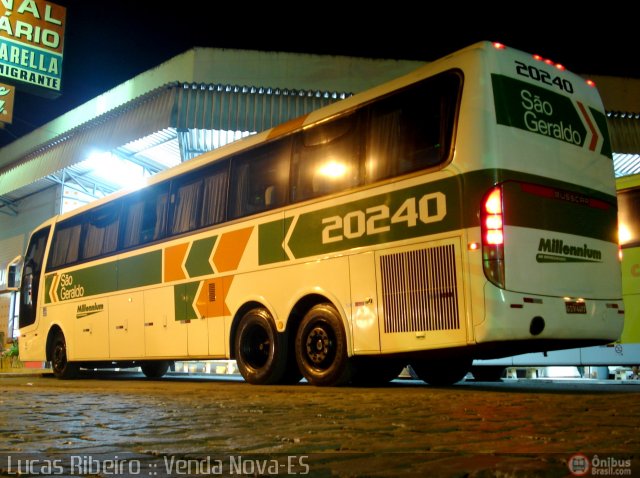 Cia. São Geraldo de Viação 20240 na cidade de Venda Nova do Imigrante, Espírito Santo, Brasil, por Lucas  Ribeiro. Número da foto: #520573.