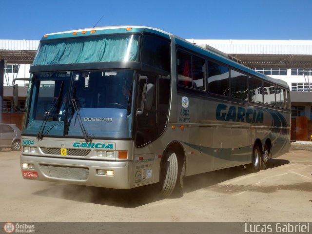 Viação Garcia 6804 na cidade de Telêmaco Borba, Paraná, Brasil, por Lucas Gabriel. Número da foto: #521699.