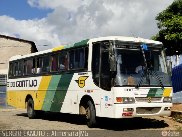 Empresa Gontijo de Transportes 3130 na cidade de Almenara, Minas Gerais, Brasil, por Sérgio Augusto Braga Canuto. ID da foto: 522151.