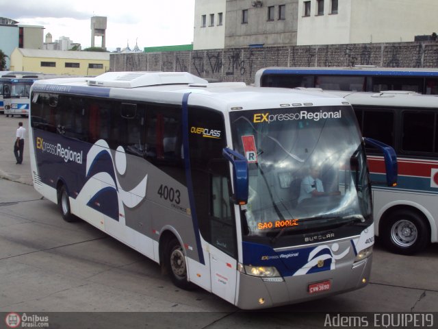 Expresso Regional 4003 na cidade de São Paulo, São Paulo, Brasil, por Adems  Equipe 19. Número da foto: #521542.