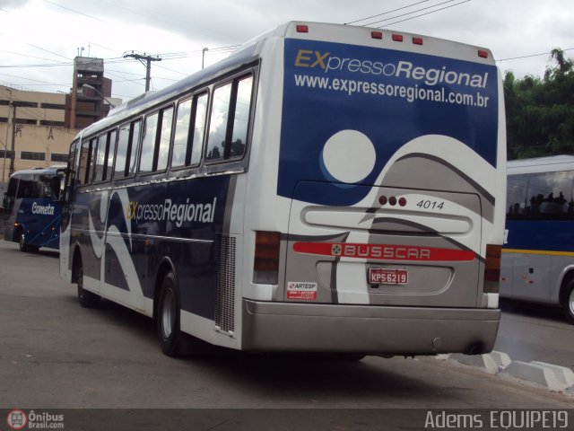 Expresso Regional 4014 na cidade de São Paulo, São Paulo, Brasil, por Adems  Equipe 19. Número da foto: #521520.