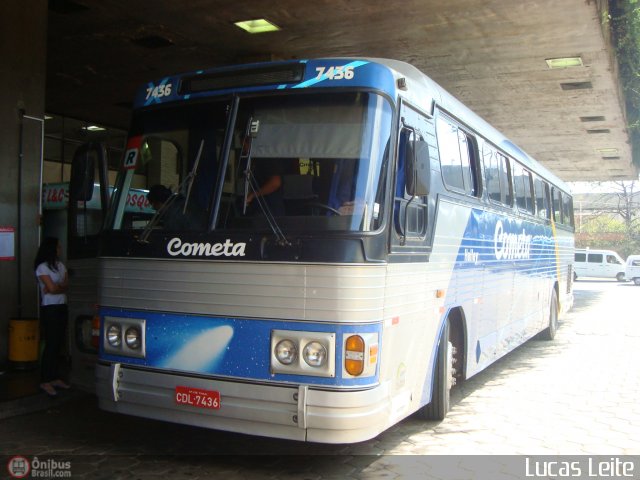 Viação Cometa 7436 na cidade de Belo Horizonte, Minas Gerais, Brasil, por Lucas Leite. ID da foto: 522921.