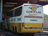 Empresa Gontijo de Transportes 5885 na cidade de Nova Serrana, Minas Gerais, Brasil, por Rodrigo  Henrique. Número da foto: #522964.