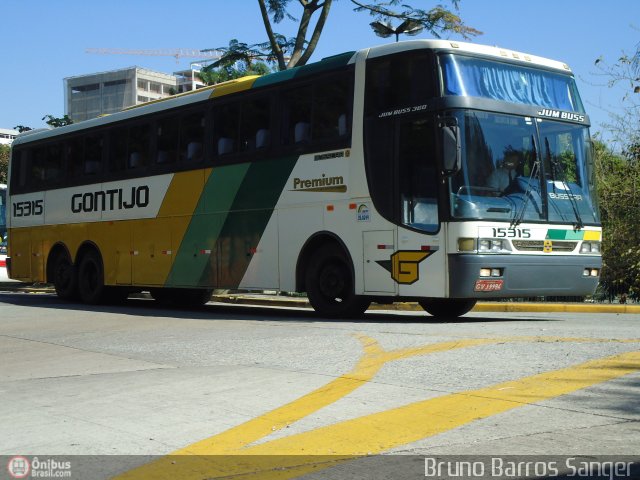 Empresa Gontijo de Transportes 15315 na cidade de São Paulo, São Paulo, Brasil, por Bruno Barros Sanger. ID da foto: 524486.