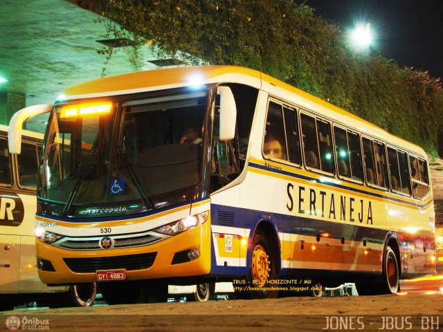 Viação Sertaneja 530 na cidade de Belo Horizonte, Minas Gerais, Brasil, por Jones Bh. Número da foto: #525672.