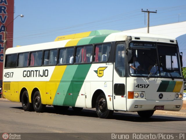 Empresa Gontijo de Transportes 4517 na cidade de Picos, Piauí, Brasil, por Bruno  Roberto. ID da foto: 526048.