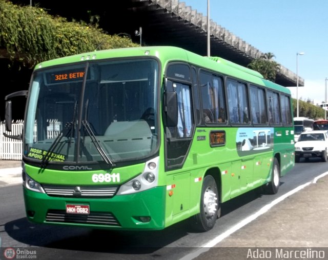 Viação Santa Edwiges 69811 na cidade de Belo Horizonte, Minas Gerais, Brasil, por Adão Raimundo Marcelino. Número da foto: #526462.