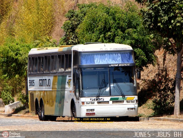 Empresa Gontijo de Transportes 5805 na cidade de João Monlevade, Minas Gerais, Brasil, por Jones Bh. Número da foto: #554986.