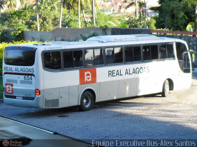 Real Alagoas de Viação 654 na cidade de Maceió, Alagoas, Brasil, por Alex Santos. Número da foto: #565524.