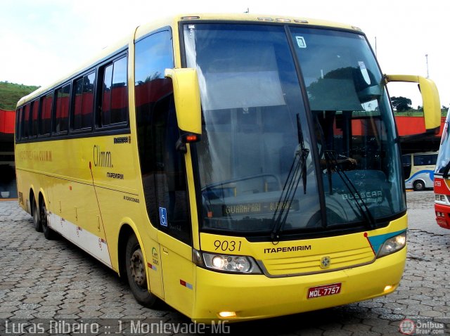Viação Itapemirim 9031 na cidade de João Monlevade, Minas Gerais, Brasil, por Lucas  Ribeiro. Número da foto: #565493.