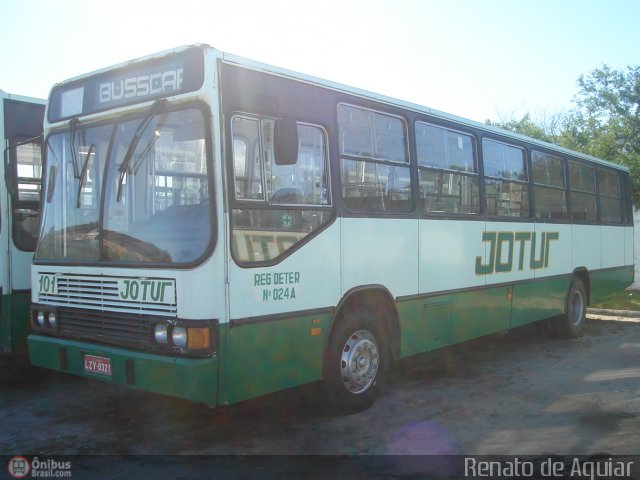 Jotur - Auto Ônibus e Turismo Josefense 0101 na cidade de Palhoça, Santa Catarina, Brasil, por Renato de Aguiar. ID da foto: 565564.