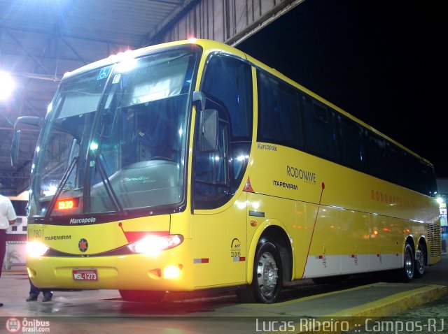 Viação Itapemirim 7801 na cidade de Campos dos Goytacazes, Rio de Janeiro, Brasil, por Lucas  Ribeiro. ID da foto: 565467.