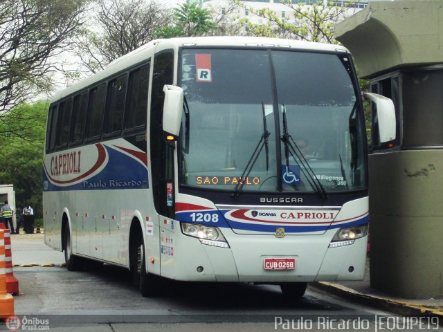 Viação Caprioli 1208 na cidade de São Paulo, São Paulo, Brasil, por Paulo Ricardo. Número da foto: #567913.