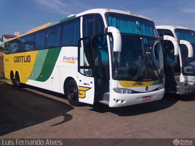 Empresa Gontijo de Transportes 14455 na cidade de Patos de Minas, Minas Gerais, Brasil, por Luis Fernando Alves. Número da foto: #567306.