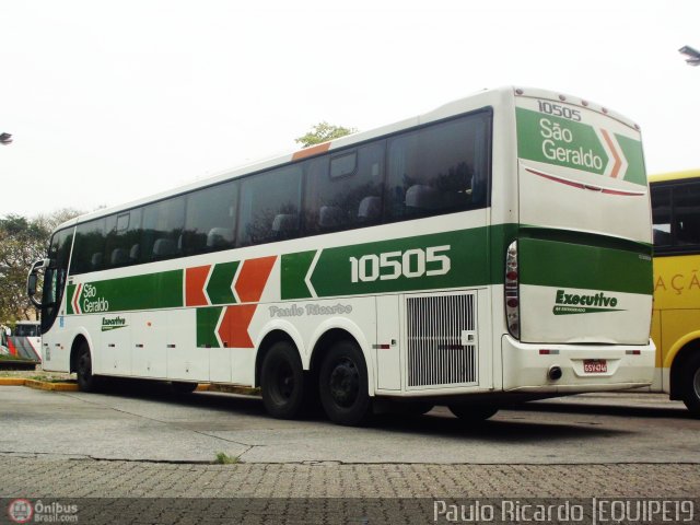 Cia. São Geraldo de Viação 10505 na cidade de São Paulo, São Paulo, Brasil, por Paulo Ricardo. ID da foto: 567919.