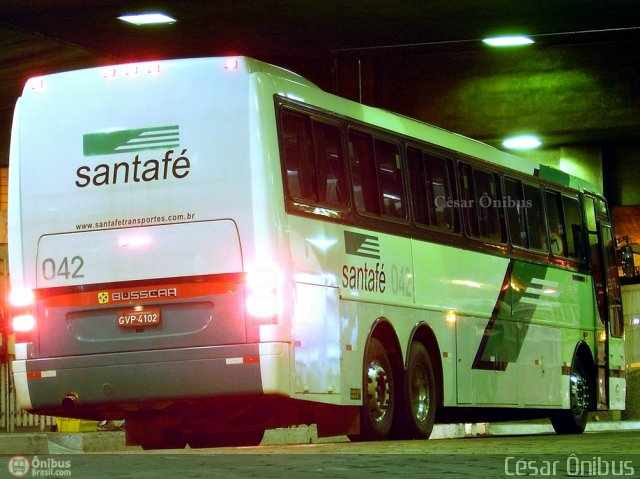 Santa Fé Transportes 042 na cidade de Belo Horizonte, Minas Gerais, Brasil, por César Ônibus. Número da foto: #569250.