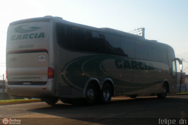 Viação Garcia 7481 na cidade de Cascavel, Paraná, Brasil, por Felipe  Dn. Número da foto: #568279.