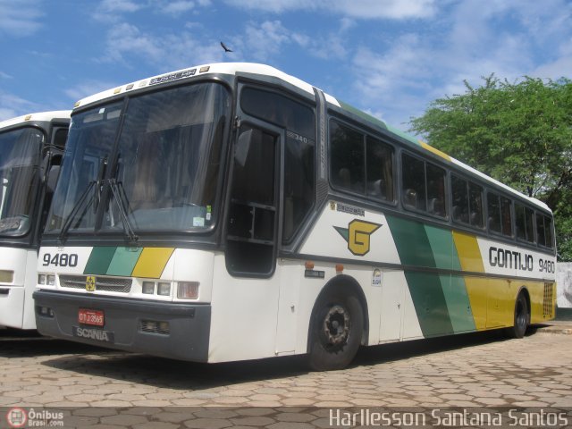 Empresa Gontijo de Transportes 9480 na cidade de Euclides da Cunha, Bahia, Brasil, por Harllesson Santana Santos. ID da foto: 569584.