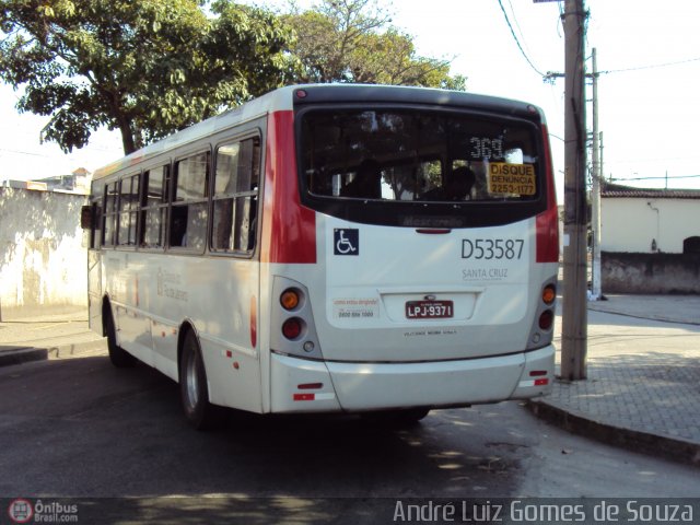 Transportes Campo Grande D53587 na cidade de Rio de Janeiro, Rio de Janeiro, Brasil, por André Luiz Gomes de Souza. ID da foto: 570618.