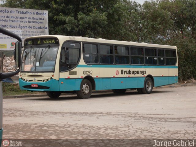 Auto Viação Urubupungá 00289 na cidade de Osasco, São Paulo, Brasil, por Jorge  Gabriel. ID da foto: 571590.